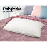 Giselle Bedding Memory Foam Pillow Twin Pack — 19cm Thick, Neck and Shoulder Relief — Allure Home Collections