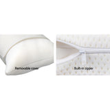 Giselle Bedding Memory Foam Pillow Twin Pack — 19cm Thick, Neck and Shoulder Relief — Allure Home Collections