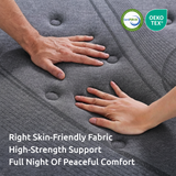 Extra firm 7 zone pocket spring mattress, 33cm queen