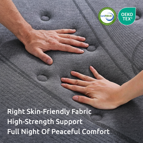 Extra firm 7 zone pocket spring mattress, 33cm queen