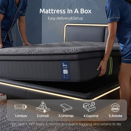 Bowral Pocket Spring Mattress, view 3