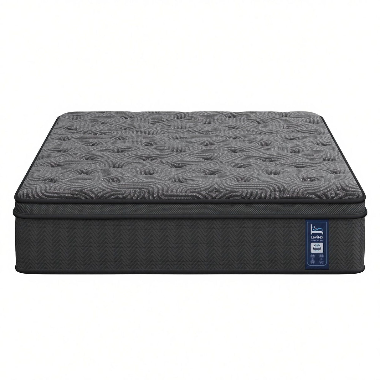 Firm 5 zone gel memory foam pocket spring mattress, 34cm king