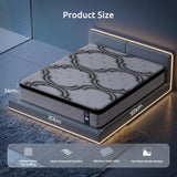 Firm Latex and Memory Foam Hybrid Mattress, 34cm Queen