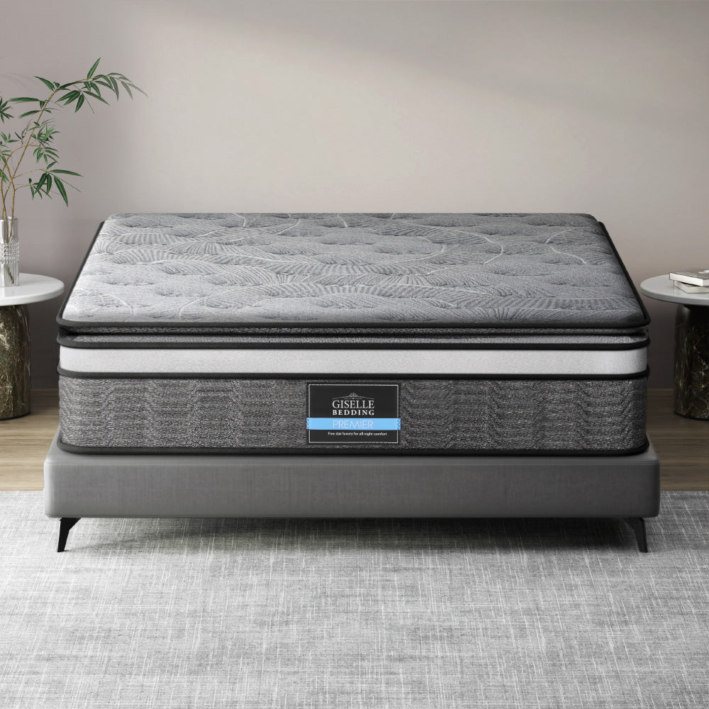 Medium firm pocket spring mattress, 34cm king
