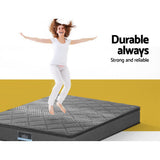 Giselle Bedding 18cm Medium-Firm Pillow Top Mattress — High-Density Foam, Bonnell Spring — Allure Home Collections