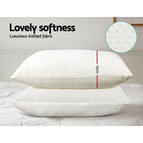 Giselle Bedding Memory Foam Pillow Twin Pack — 13cm, Viscoelastic Foam, Contouring — Allure Home Collections