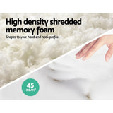 Giselle Bedding Memory Foam Pillow Twin Pack — 13cm, Viscoelastic Foam, Contouring — Allure Home Collections