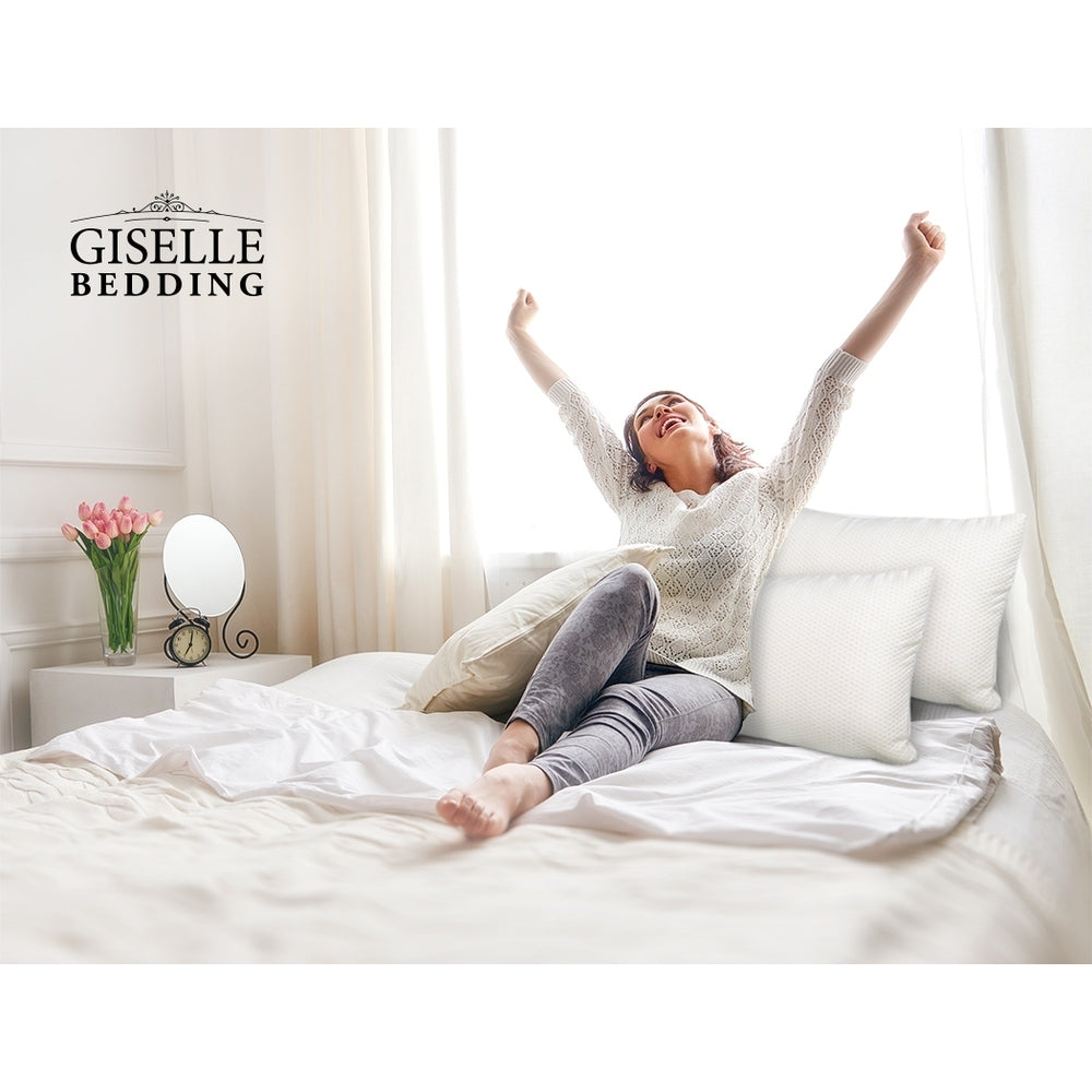 Giselle Bedding Memory Foam Pillow Twin Pack — 13cm, Viscoelastic Foam, Contouring — Allure Home Collections