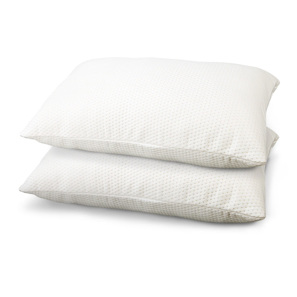 Giselle Bedding Memory Foam Pillow Twin Pack — 13cm, Viscoelastic Foam, Contouring — Allure Home Collections