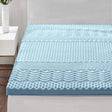 Giselle Bedding 7-Zone Memory Foam Mattress Topper — Open Cell, Bamboo Cover — Allure Home Collections