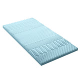 Giselle Bedding 7-Zone Memory Foam Mattress Topper — Open Cell, Bamboo Cover — Allure Home Collections