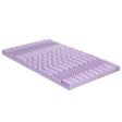 Giselle 8cm Lavender-Infused 7-Zone Memory Foam Topper — King Single, Bamboo Cover — Allure Home Collections