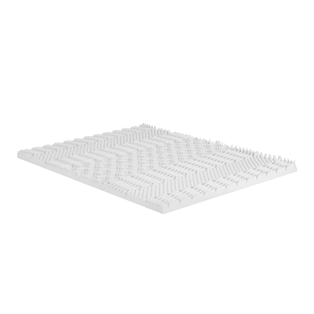 Giselle Bedding 8cm 7-Zone Airflow Memory Foam Mattress Topper — Allure Home Collections