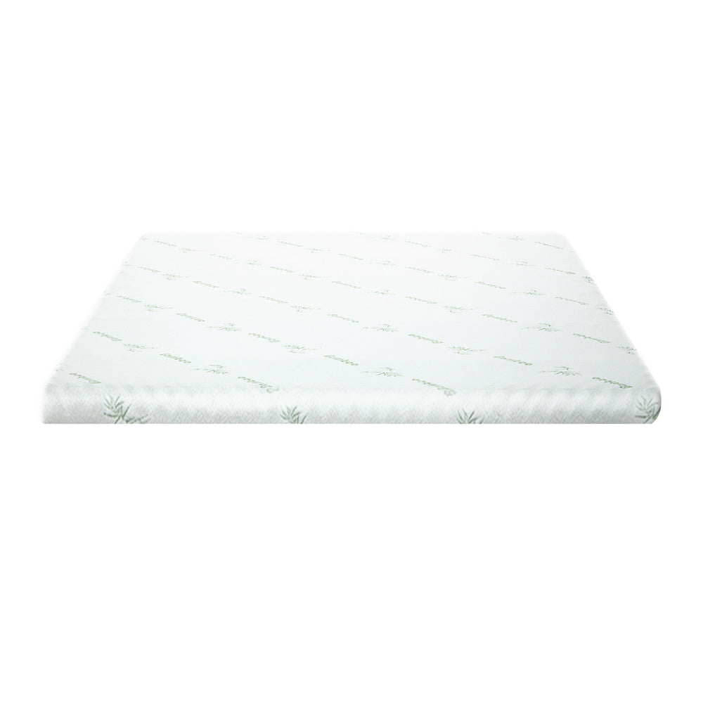 Giselle Bedding 10cm Cool Gel Memory Foam Mattress Topper — Bamboo Cover — Allure Home Collections