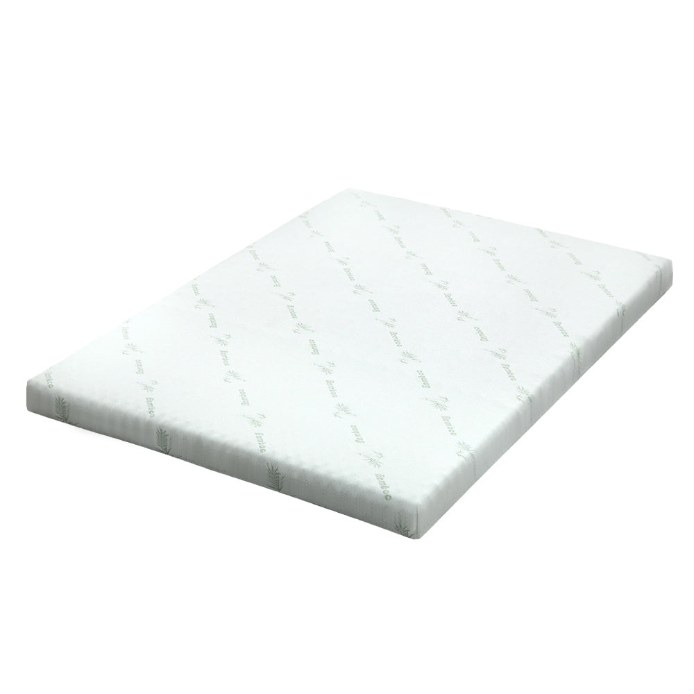 Giselle Bedding 10cm Cool Gel Memory Foam Mattress Topper — Bamboo Cover — Allure Home Collections