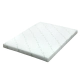 Giselle Bedding 10cm Cool Gel Memory Foam Mattress Topper — Bamboo Cover — Allure Home Collections