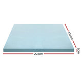 Giselle Bedding 5cm Cool Gel Memory Foam Topper — King Single — Allure Home Collections