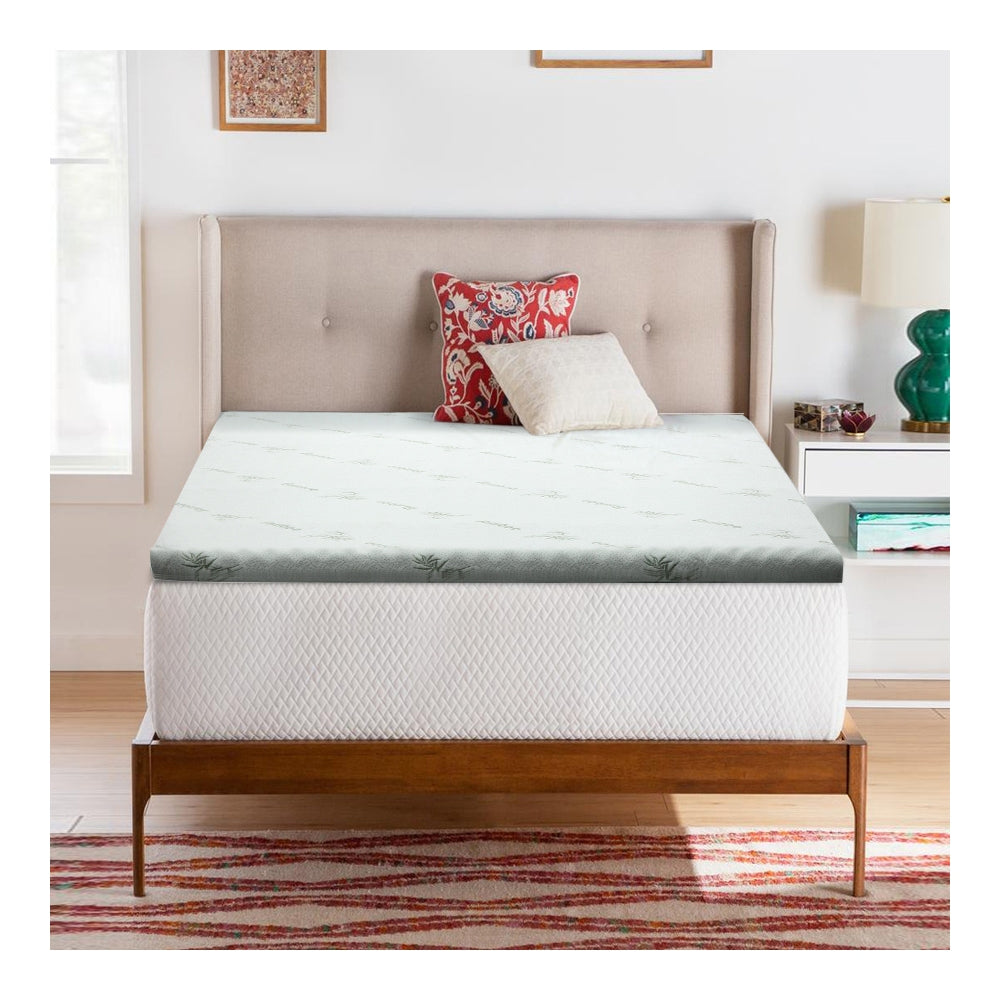 Giselle Bedding 8cm Cool Gel Memory Foam Topper — Single, Pressure and Joint Relief — Allure Home Collections