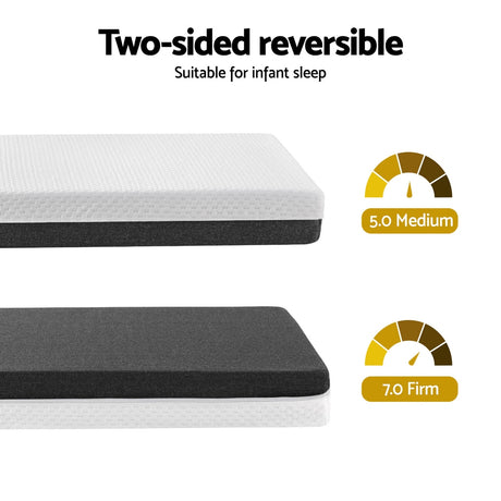 Baby Cot Mattress with Cool Gel Memory Foam, 13cm