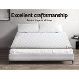 Giselle Bedding 5cm Egg Crate Memory Foam Mattress Topper — Allure Home Collections