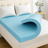 Giselle 12cm Ventilated Cool Gel Memory Foam Mattress Topper — 1000+ Support Points — Allure Home Collections