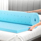 Giselle Bedding 5cm Ventilated Cool Gel Memory Foam Topper — King Single — Allure Home Collections