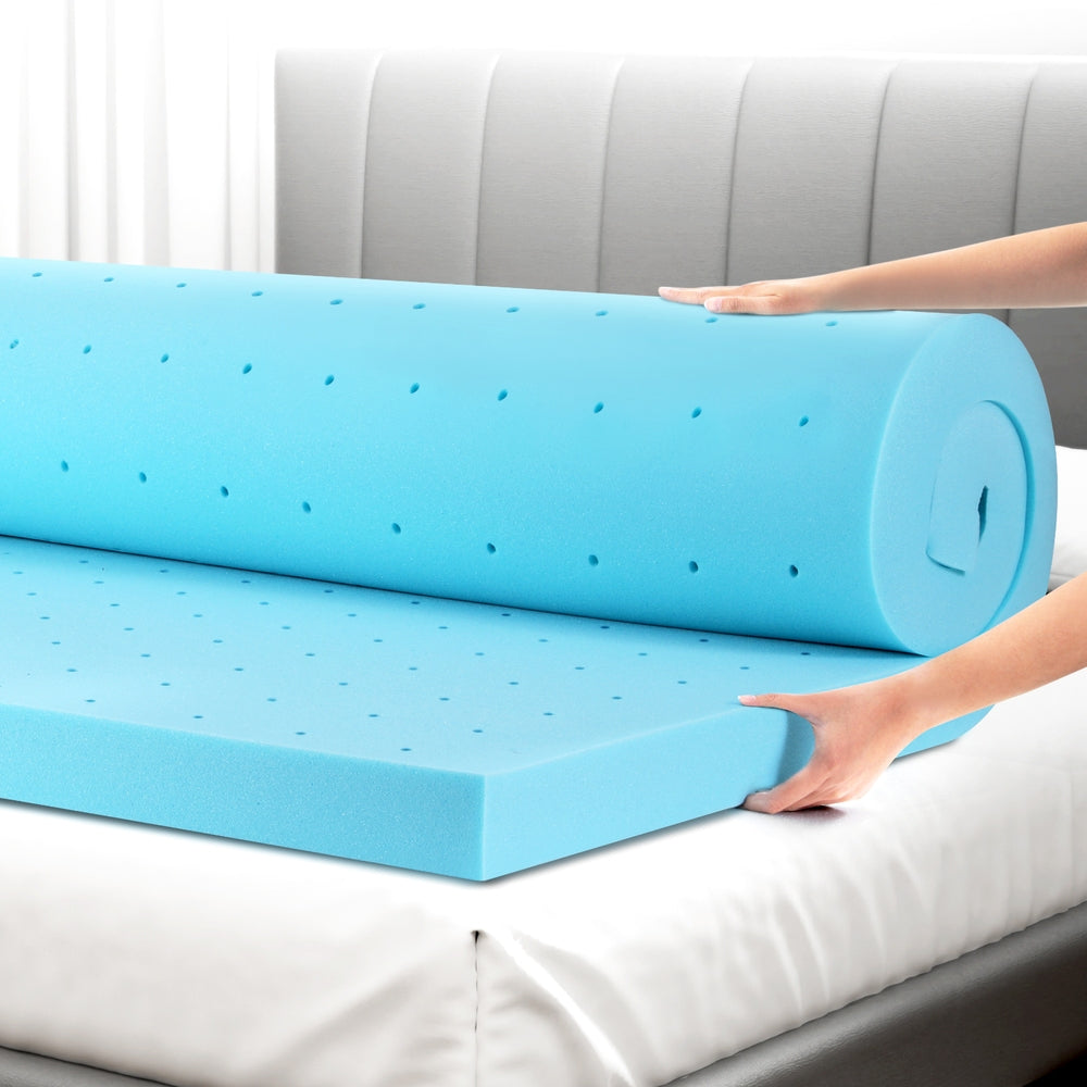 Giselle Bedding 8cm Ventilated Cool Gel Memory Foam Topper — Double — Allure Home Collections