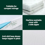 Giselle Bedding 8cm Ventilated Cool Gel Memory Foam Topper — Queen — Allure Home Collections