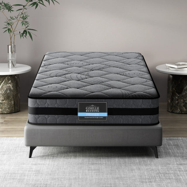 Giselle Bedding 22cm Medium Firm 5-Zone EvenZon Pocket Spring Mattress — Belgium Knitted — Allure Home Collections