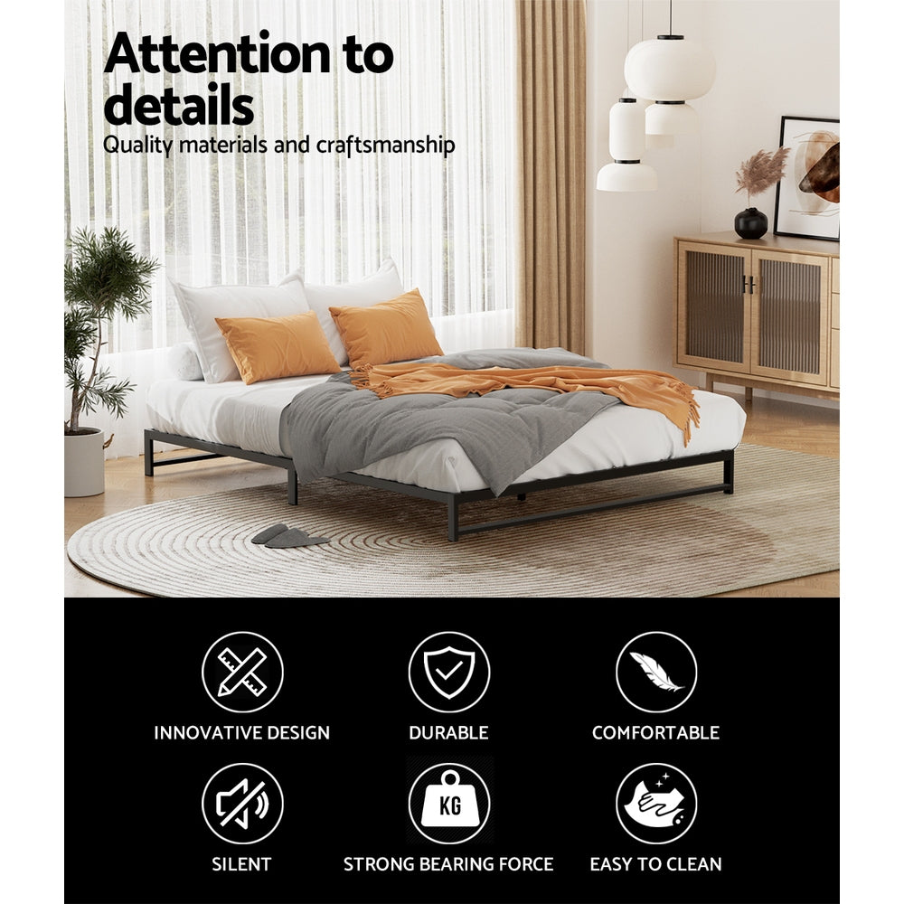 Artiss Queen Size Metal Bed Frame BERU