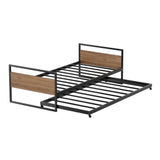 Artiss DEAN metal trundle daybed showing industrial aesthetic — Allure Home Collections