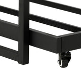 Artiss DEAN metal trundle daybed styled in bedroom — Allure Home Collections