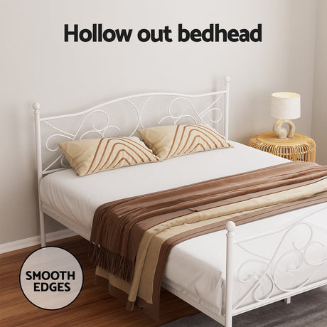 Artiss GROA Queen Size Metal Bed Frame