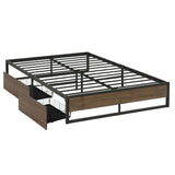 Vercelli Double Metal Bed Frame, Black