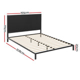 Artiss PADA Queen Size Metal Bed Frame