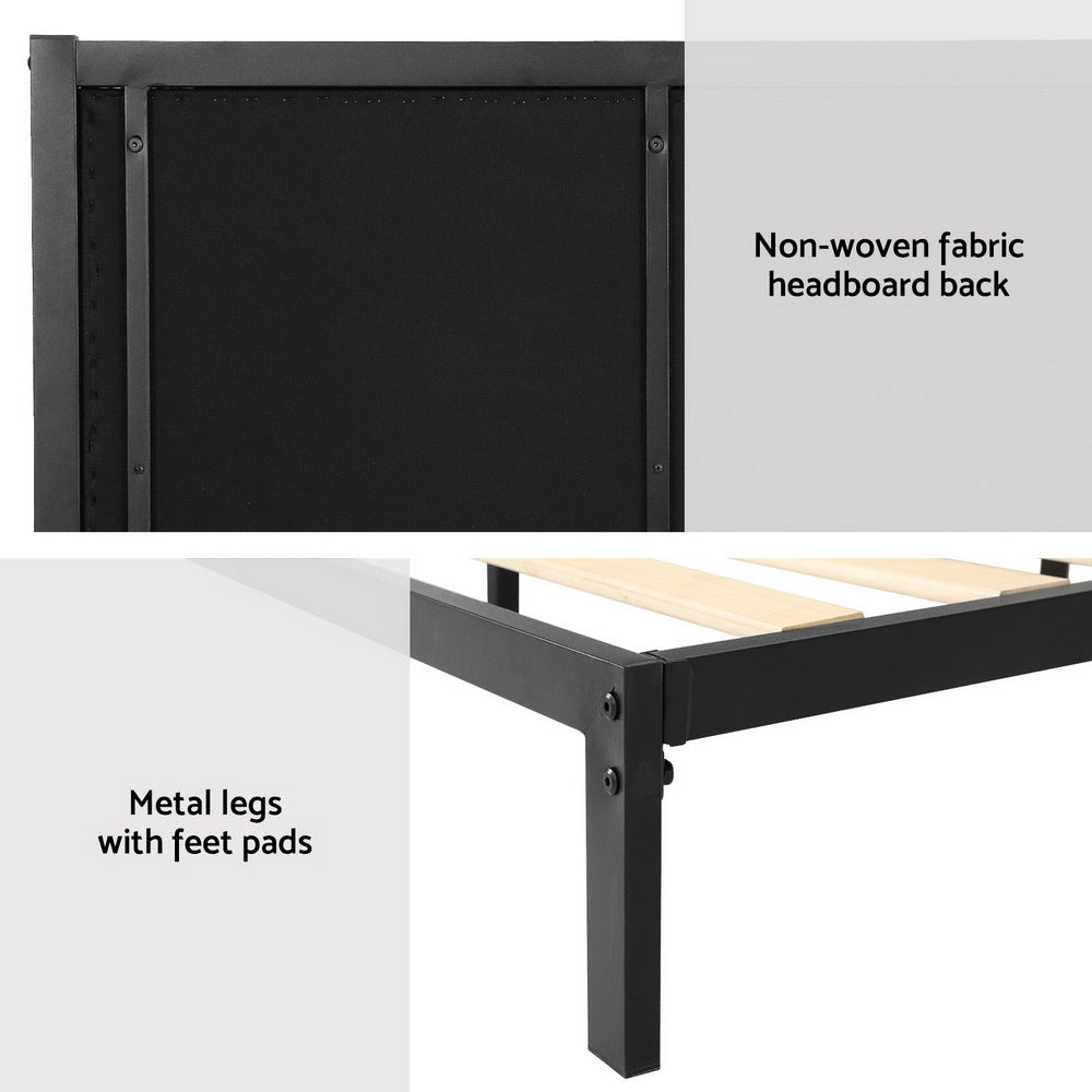 Artiss PADA Queen Size Metal Bed Frame