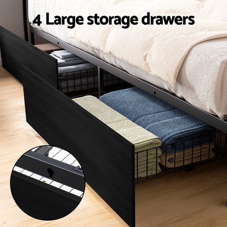 Saluzzo Metal Bed Frame