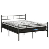 Alessandria Double Metal Bed Frame, Black