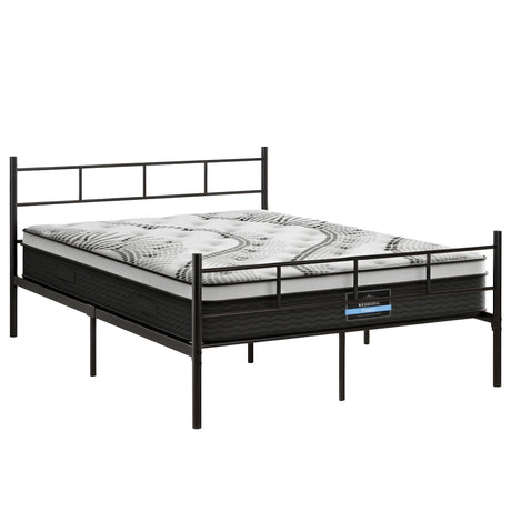 Alessandria Double Metal Bed Frame, Black