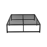 Artiss TINO double metal bed frame side profile — Allure Home Collections