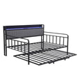 Chiavari Black Double bed frame in a modern bedroom