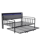 Chiavari Black Double bed frame in a modern bedroom
