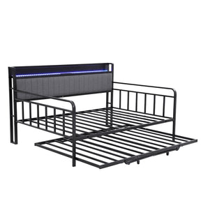 Chiavari Black Double bed frame in a modern bedroom