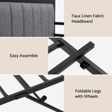 Chiavari Double Metal Bed Frame, Black