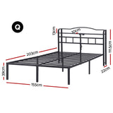 Portofino Metal Bed Frame