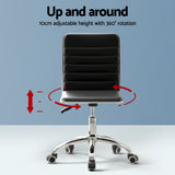 Kalbarri black office desk and chair set in a home office