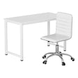 Kalbarri white office desk and chair set in a home office