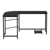 Artiss L-Shape Computer Desk with CPU Stand Black Brown or Oak — Allure Home Collections