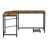 Artiss L-Shape Computer Desk with CPU Stand Black Brown or Oak — Allure Home Collections