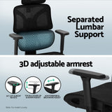 Artiss L-Shape Computer Desk and Ergonomic Mesh Chair Combo — Allure Home Collections